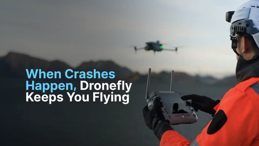 Crashes Happen. The Dronefly Care Plus Warranty Makes Sure You’re Not Paying for It Twice