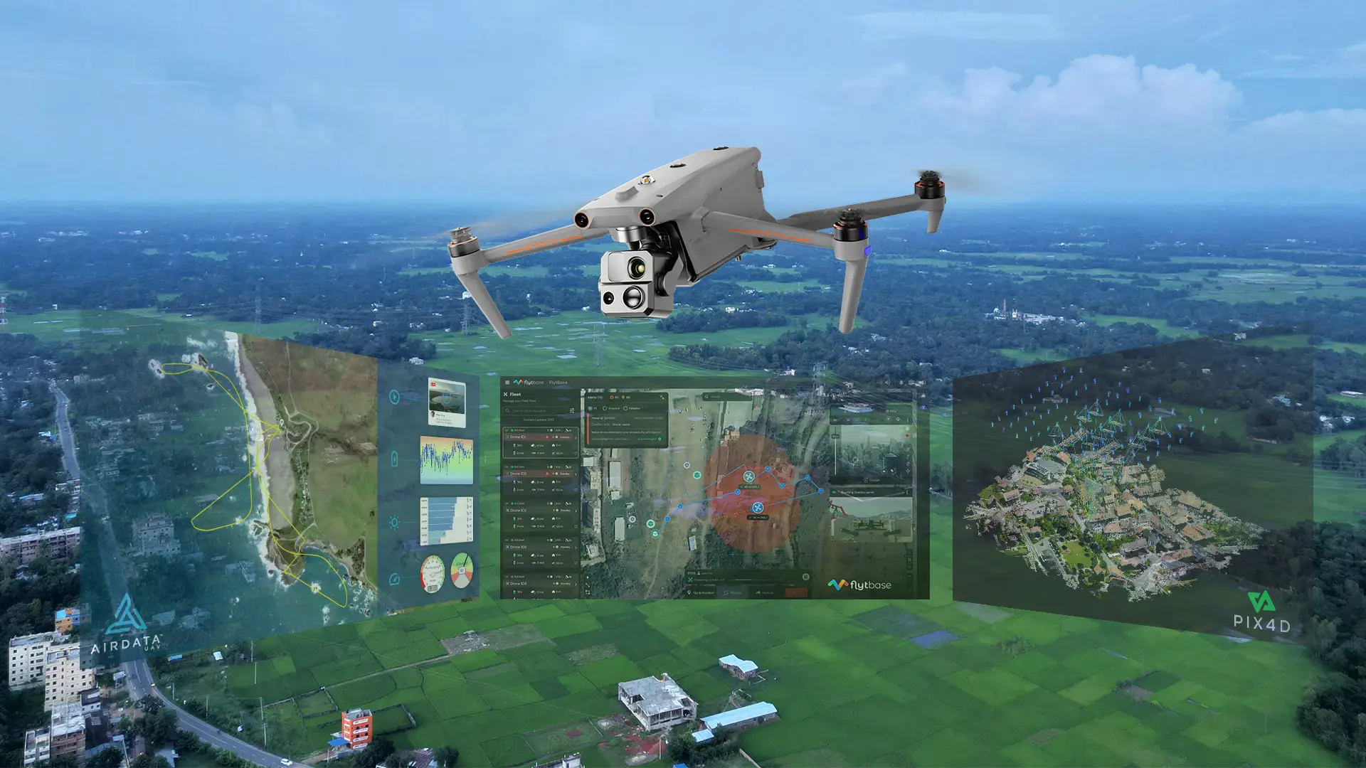 Flydas Software Drone Software Comparison: Airdata, Pix4D, FlytBase, DJI, Autel, and M ...