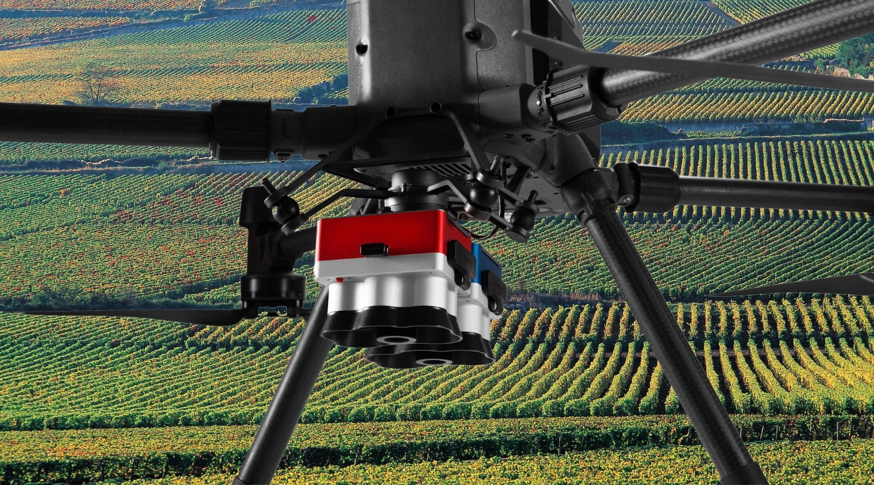 Shop / Camera Payloads / NDVI (multispectral) / Micasense RedEdge-P - Dronefly