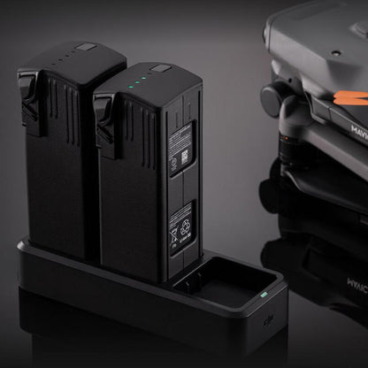 Charging DJI Mavic 3 Enterprise batteries in three-way charging hub