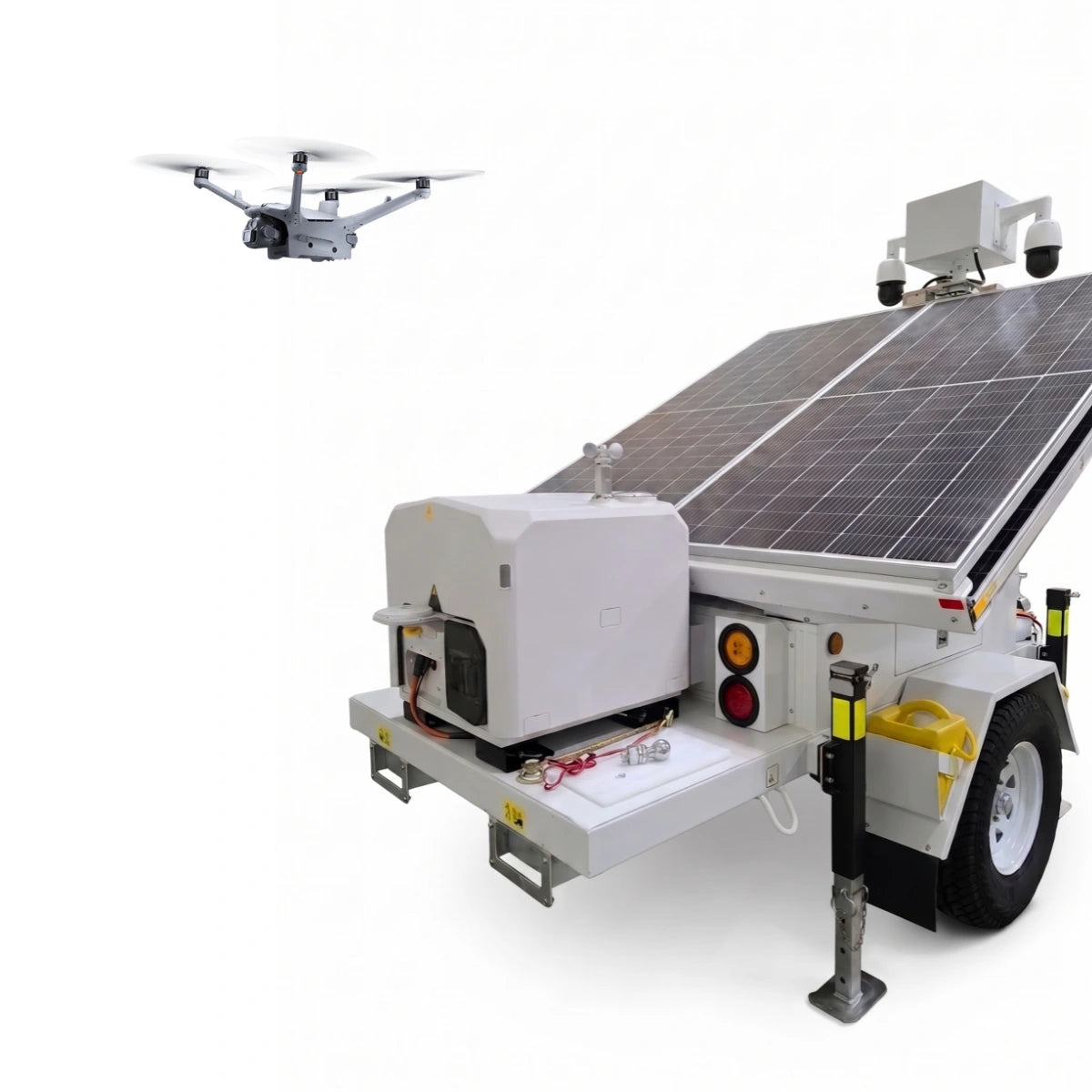 Drone Dock Solar Security Trailer (Hawk)