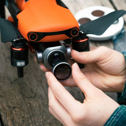 ND Filter being attached to Autel EVO II 6K