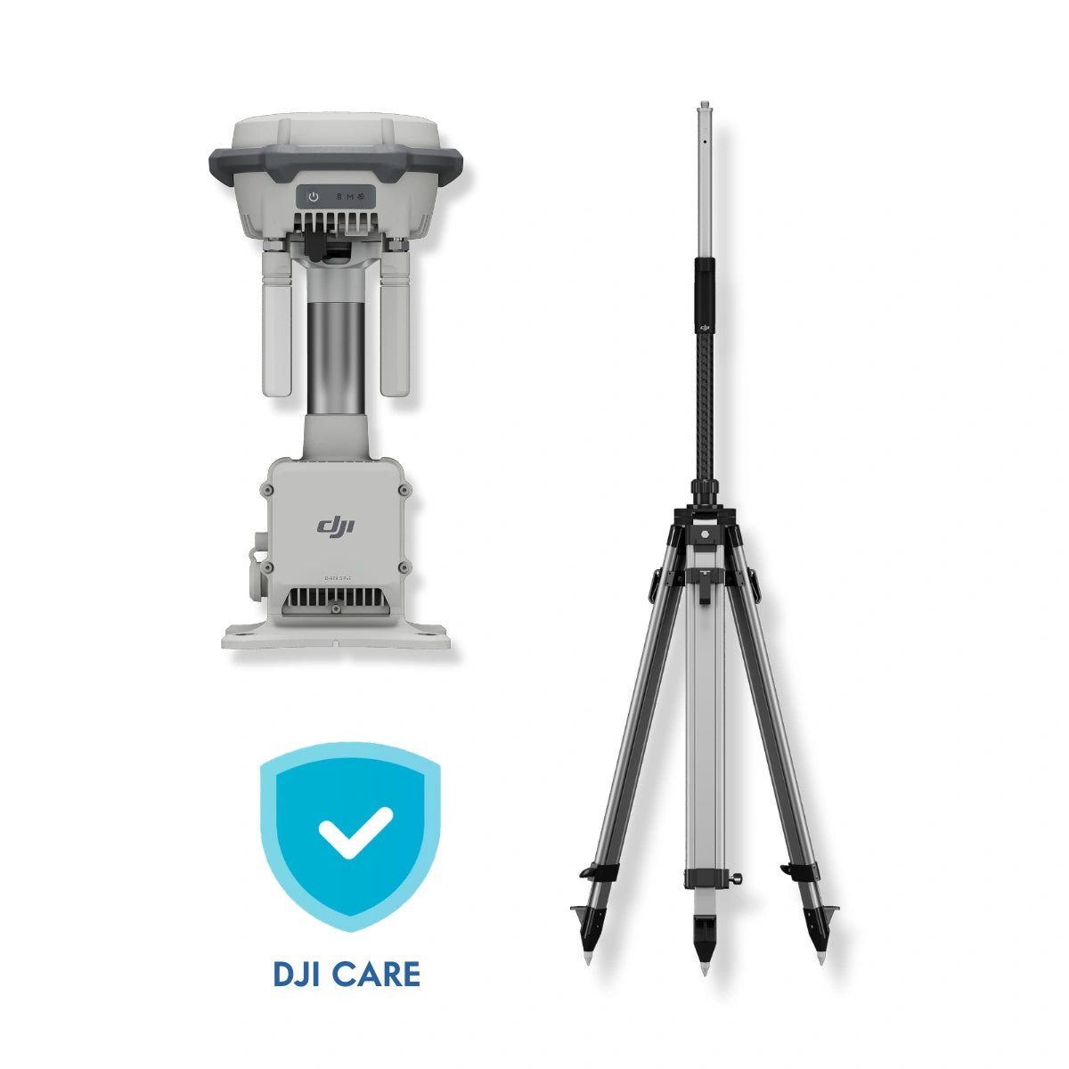 DJI D - RTK 3 Multifunctional Station + Survey Pole and Tripod Kit and Care Basic Image 1