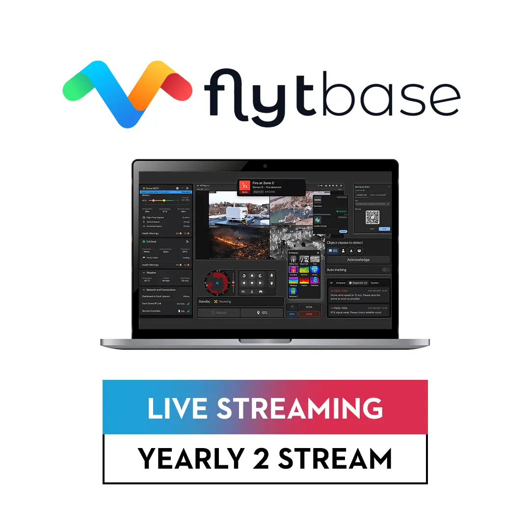 FlytBase Live Streaming Yearly 2 Streams