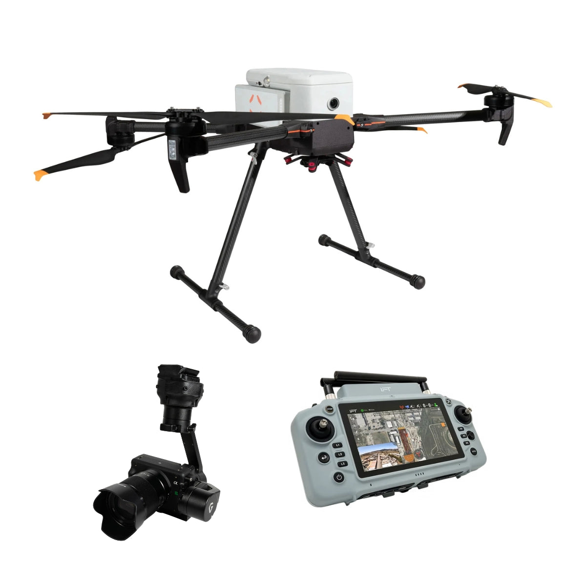 Inspired Flight IF800 with GS-ONE Ground Control Station + Sony ILX-LR1 Bundle