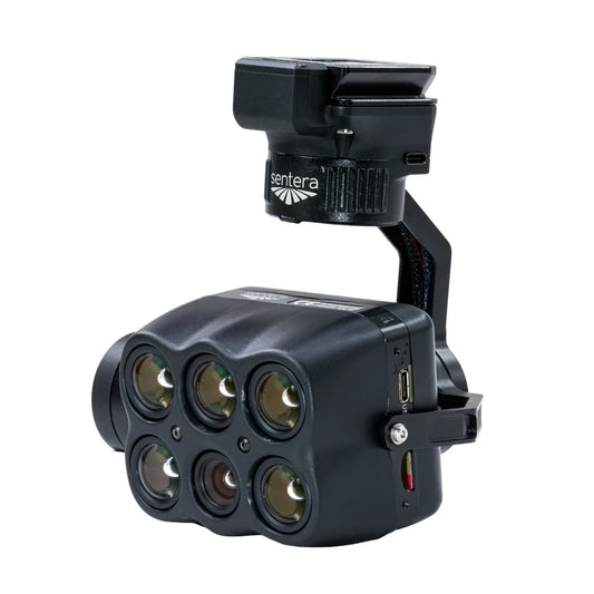 Inspired Flight IF800 Sentera 6X Multispectral Camera Payload, six-lens multispectral sensor payload with mounting bracket