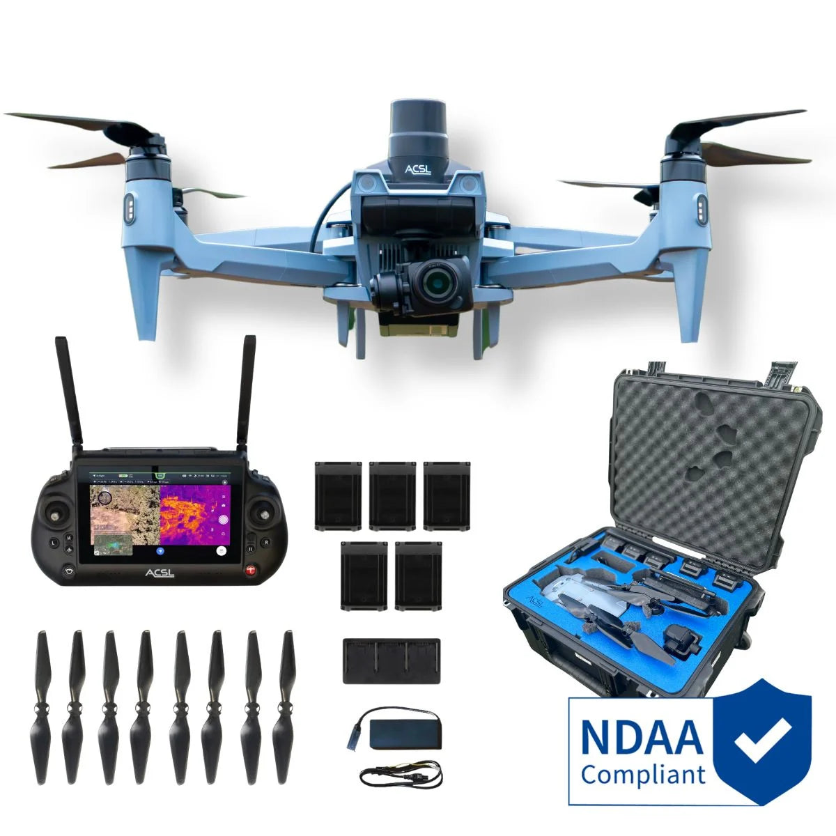 ACSL SOTEN Survey RTK Bundle Plus with Rapid Deployment Hard Case