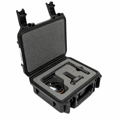 Inspired Flight Sentera RTK/PPK Module, open rugged case with RTK/PPK components in fitted foam